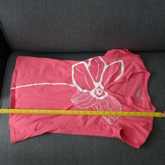 Everday Wear Pink V-Neck Short Sleeve T-Shirt 43-0049 Size M - Picture 11 of 13